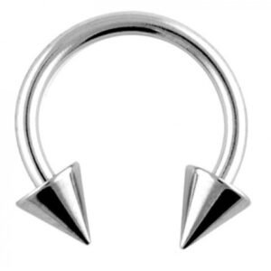 24pcs PCK - Surgical Steel Circular Barbell With Cones