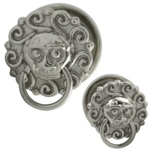 Surgical Steel Flesh Tunnel with Door knocker design