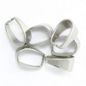 24pcs PCK Stainless Steel Bail Jewelry Part
