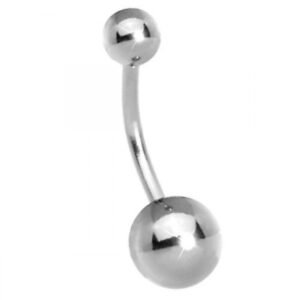 Surgical Steel Curved Barbell Belly Ring
