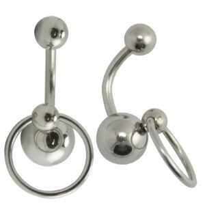 Surgical Steel Curved Barbell With Ball Closure Ring - Grade 316L