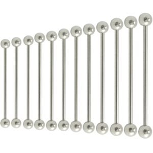 Surgical Steel 316L Industrial Barbell 14GA