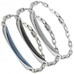 Modern Stainless Steel Link Bracelet
