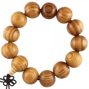 Light Brown Wood Prayer Bracelet