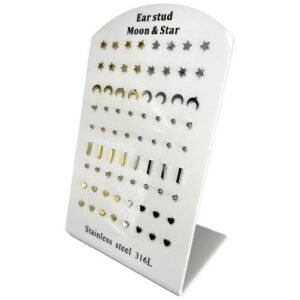 Stainless Steel Tropical Stud Earring Display