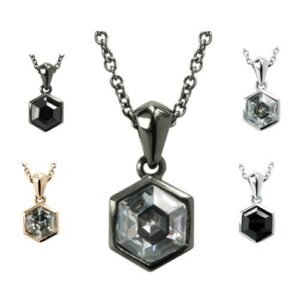 Stainless Steel Jeweled Pendant