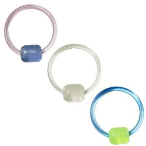 Acrylic Glow in The Dark Captive Ring