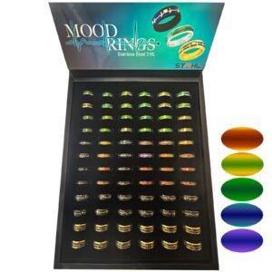 Stainless Steel Mood Ring Display