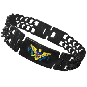 Stainless Steel Black pvd USVI Bracelet