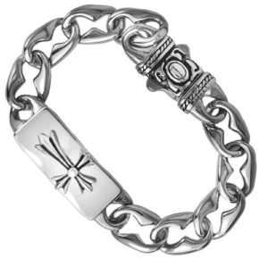 Stainless Steel Cross Bracelet