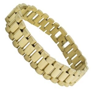 Gold Tone Stainless Steel Bracelet