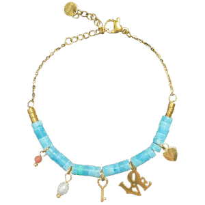 Stainless Steel Bead / Charm Bracelet