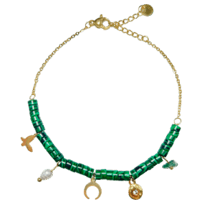 Stainless Steel Bead / Charm Bracelet