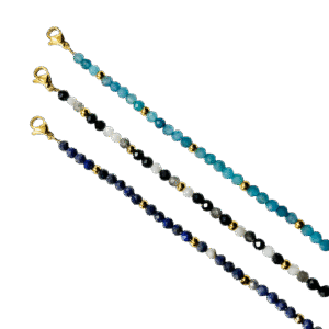 Stainless Steel Natural Stone Beaded Bracelet