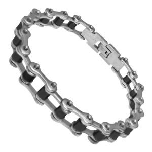 Stainless Steel Bracelet Motorcycle Chain Design 10MM