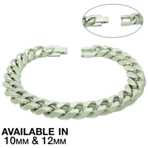 Stainless Steel Cuban Link Bracelet