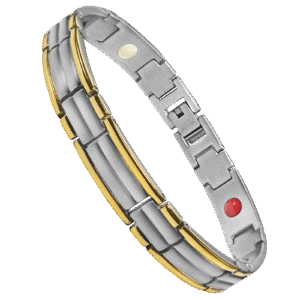 Stainless Steel Two Tone Magnetic Bracelet