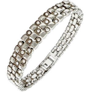 Stainless Steel Bracelet w/ Clear CZ