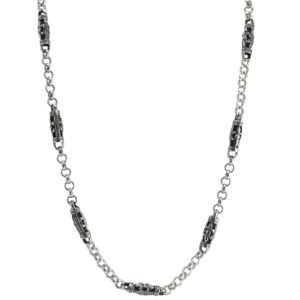 Stainless Steel Chain with Unique Design (Fleur de Lis Design)