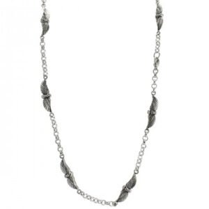 Stainless Steel Chain with Unique Design (Skull & Wings Design)
