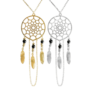 Stainless Steel Dreamcatcher Necklace