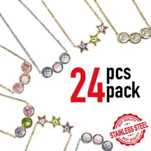 Stainless Steel Assorted Package of Ladies Necklaces