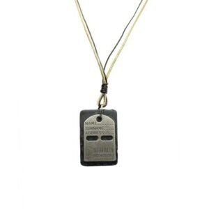Leather Necklace with Pendant