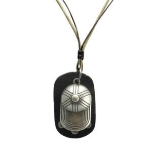 Leather Necklace with Pendant
