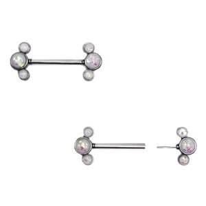 Surgical Steel Push in Nipple Bar