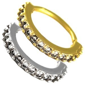 Side CZ Tragus / Cartrilage Ear Hoop