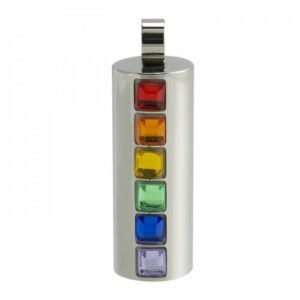 Rainbow Stainless Steel Pendant- Gay pride