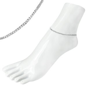 Stainless Steel Cuban Link Anklet