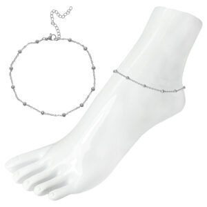 Stainless Steel Ball & Chain Anklet