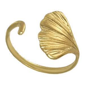 Adjustable Stainless Steel Seashell Ring