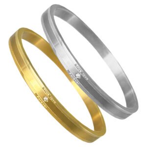 Stainless Steel True Love Bangle Bracelet