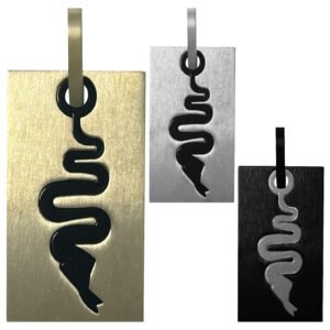 Stainless Steel Snake Pendant