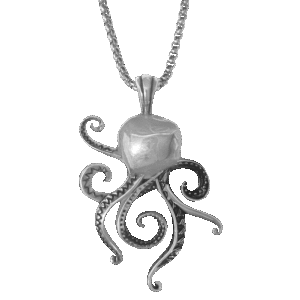 Stainless Steel Octopus Necklace