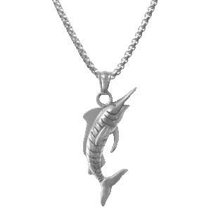 Stainless Steel Swordfish Necklace