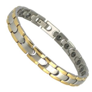 Stainless Steel Magnetic Two-toned Bracelet